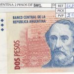 BILLETE ARGENTINA 2 PESOS 2002 P-352a.2 N01608