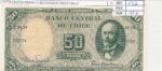 BILLETE CHILE 50 PESOS 5 CENTESIMOS 1960 P-126a.2
