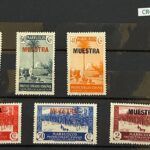 CRCOL409 SELLOS COLONIA MARRUECOS Nº CAT 152M-59M X RARA SOBRECARGA MUESTRA