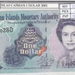 BILLETE ISLAS CAIMAN 1 DOLAR 2001 P-26b  SIN CIRCULAR