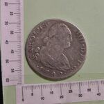 CRE2924 MONEDA ESPAÑA CARLOS IV 4 REALES 1792 MADRID PLATA