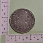 CRE3271 MONEDA ESPAÑA CARLOS IV 4 REALES 1792 MADRID PLATA