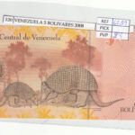 BILLETE VENEZUELA 5 BOLIVARES 2008 P-89c