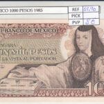 BILLETE MEXICO 1.000 PESOS 1985 P-85a.7 N01084