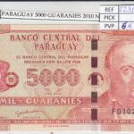 BILLETE PARAGUAY 5.000 GUARANIES 2010 P-223c