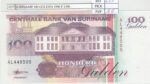 BILLETE SURINAME 100 GOLDEN 1998 P-139b