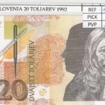 BILLETE ESLOVENIA 20 TOLJAREV 1992 P-12a