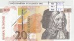 BILLETE ESLOVENIA 20 TOLJAREV 1992 P-12a