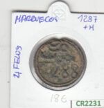 CR2231 MONEDA MARRUECOS 4 FELUS 1287 BC