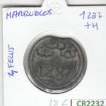 CR2232 MONEDA MARRUECOS 4 FELUS 1287 BC