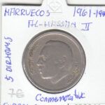 CR2241 MONEDA MARRUECOS 5 DIRHAMS 1961 BC