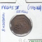 CRE3315 MONEDA ESPAÑA FELIPE IV RESELLO 8 MARAVEDIS BC