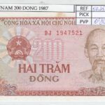 BILLETE VIETNAM 200 DONG 1987 P-100c