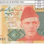 BILLETE PAKISTAN 20 RUPIAS 2011 P-55e