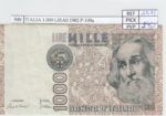 BILLETE ITALIA 1.000 LIRAS 1982 P-109a