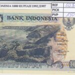 BILLETE INDONESIA 1000 RUPIAS 1997 (92) P-129f