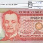 BILLETE FILIPINAS 20 PESOS 2007 P-182I.3