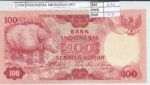BILLETE INDONESIA 100 RUPIAS 1977 P-116