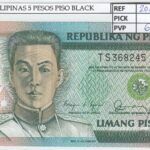 BILLETE FILIPINAS 5 PISO 1990 P-168b