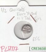 CRE3638 MONEDA ALMOHADE 1/2 QUIRATE PLATA VER DESCRIPCION EN FOTO