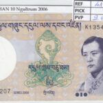BILLETE BHUTAN 10 NGULTRUM 2006 P-29a