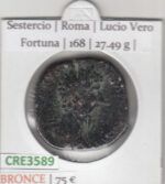 CRE3589 MONEDA ROMANA SESTERCIO BRONCE VER DESCRIPCION EN FOTO