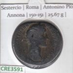 CRE3591 MONEDA ROMANA SESTERCIO BRONCE VER DESCRIPCION EN FOTO