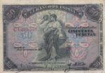 CRBS1224 BILLETE ESPAÑA 50 PESETAS 1906 BC+