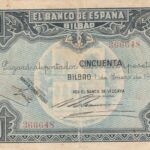 CRBS1227 BILLETE ESPAÑA 50 PESETAS BILBAO MBC