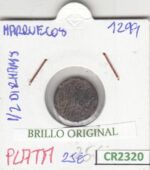 CR2320 MONEDA MARRUECOS 1/2 DIRHAM 1299 PLATA BRILLO ORIGINAL MBC