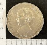 CRBAN353 MONEDA ESPAÑA 5 PESETAS ALFONSO XIII 1890 *18*90 PGM PLATA