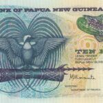 CRBX0367 BILLETE PAPUA NUEVA GUINEA 10 KINA 1975 SIN CIRCULAR