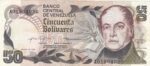 CRBX0390 BILLETE VENEZUELA 50 BOLIVARES 1981 MBC