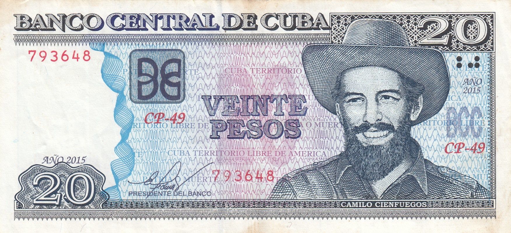 imagen-13-20290.jpg CRBX0397 BILLETE CUBA 20 PESOS 2015 USADO - Imagen 1