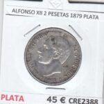 CRE2388 MONEDA  ESPAÑA ALFONSO XII 2 PESETAS 1879 PLATA