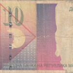 CRBX0447 BILLETE MACEDONIA 10 DINARES BC