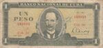 CRBX0454 BILLETE CUBA 1 PESO 1982 MBC