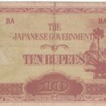 CRBX0456 BILLETE BIRMANIA 10 RUPIAS 1942 BC