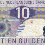 CRBX0523 BILLETE PAISES BAJOS 10 GULDEN 1997 USADO