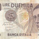 CRBX0528 BILLETE ITALIA 200 LIRAS 1990 MBC