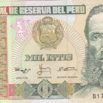 CRBX0539 BILLETE PERU 1000 INTIS 1988 SIN CIRCULAR