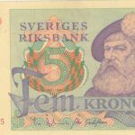 CRBX0550 BILLETE SUECIA 5 CORONAS 1973 EBC