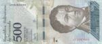 CRBX0556 BILLETE VENEZUELA 500 BOLIVARES 2017 SIN CIRCULAR