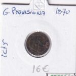 CRE3946 MONEDA ESPAÑA 1 CTS GOBIERNO PROVISIONAL 1870 COBRE BC