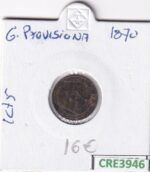 CRE3946 MONEDA ESPAÑA 1 CTS GOBIERNO PROVISIONAL 1870 COBRE BC