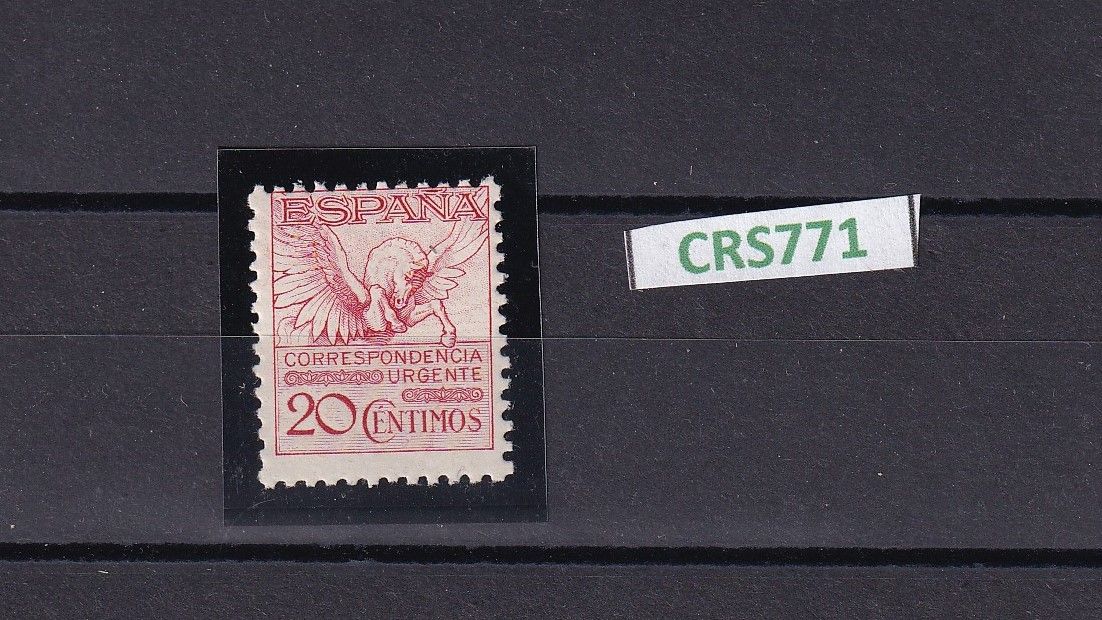 imagen-13-20734.jpg CRS771 SELLOS ESPAÑA Nº CAT 592-A CON NUMERACION XX SIN CHARNELA - Imagen 1