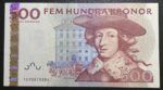 CRBX0669 BILLETE SUECIA 500 CORONAS MBC+