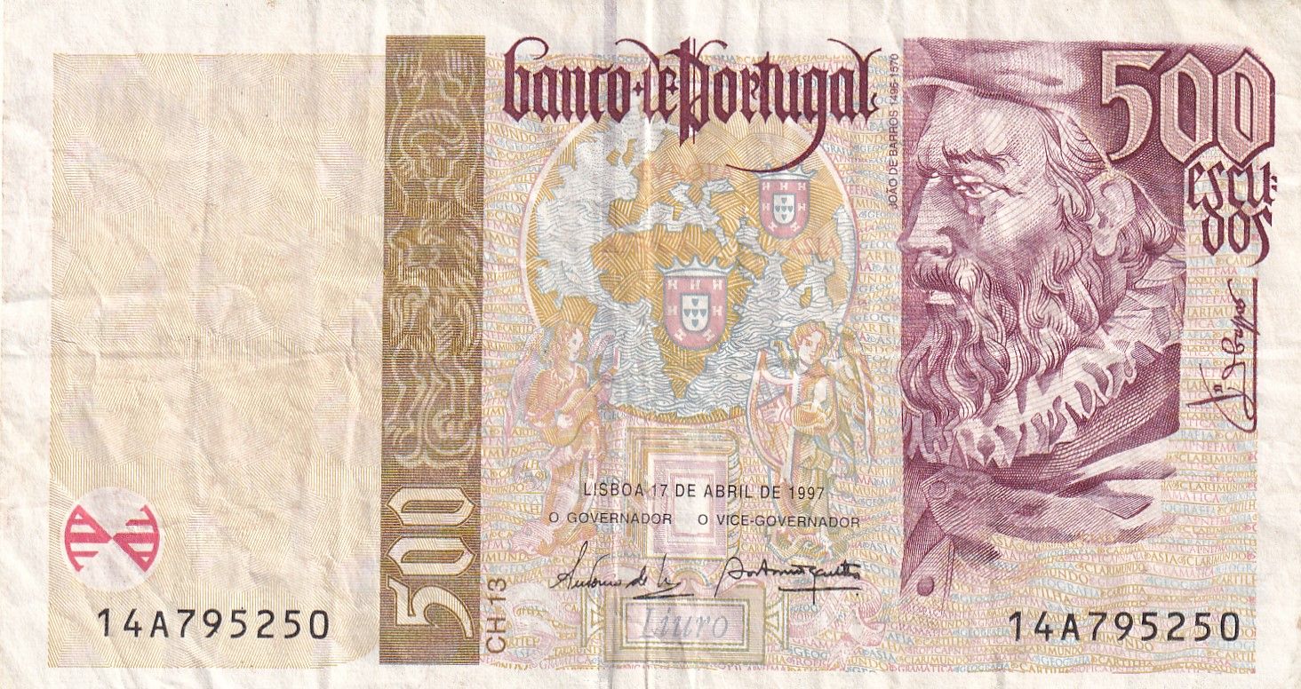 imagen-13-20954.jpg CRBX0701 BILLETE PORTUGAL 500 ESCUDOS 1997 BC - Imagen 1
