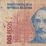 CRBX0713 BILLETE ARGENTINA 2 PESOS USADO