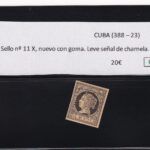 CRCOL490 SELLO CUBA Nº 11 VER DESCRIPCION EN FOTO